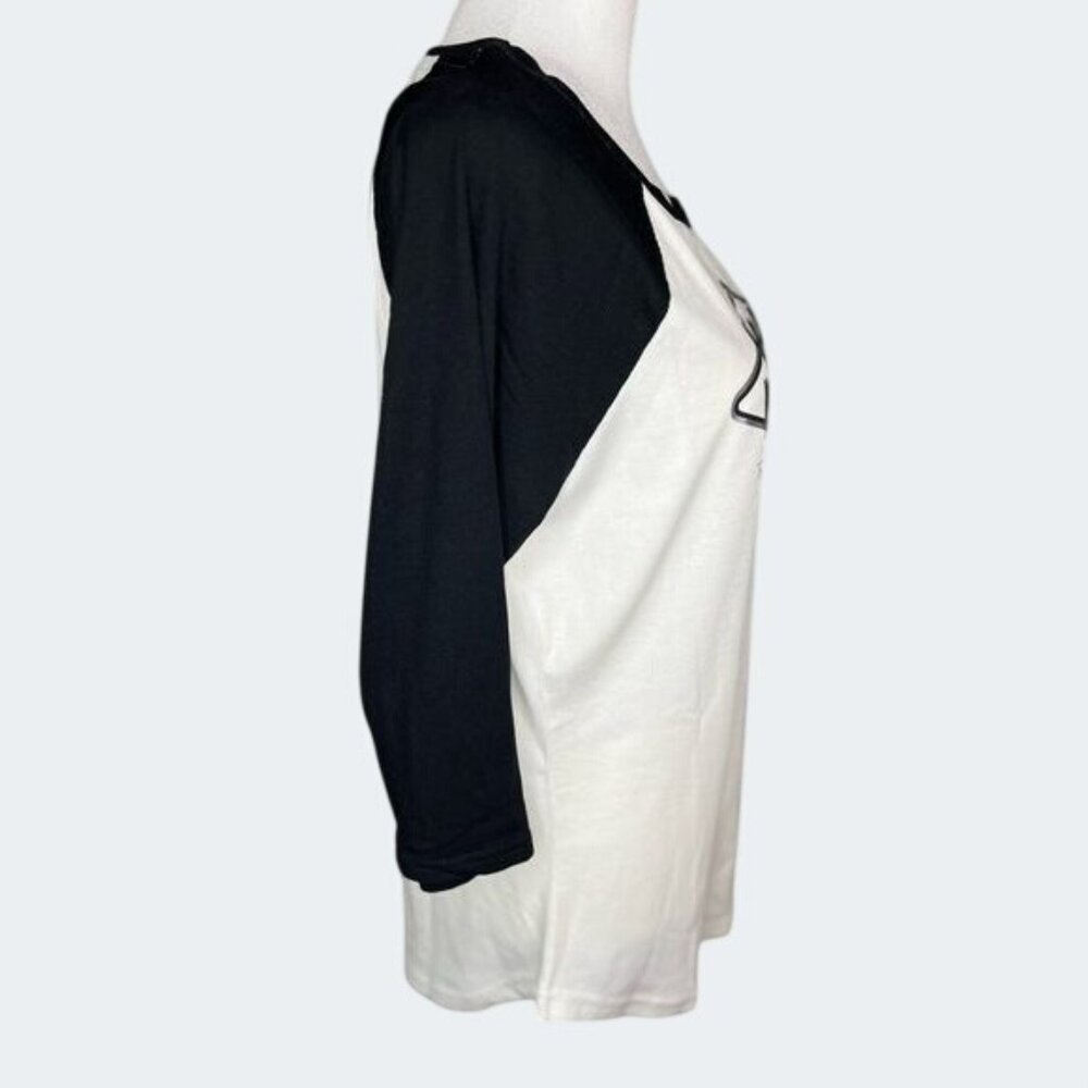 Harley-Davidson Womens 120th Anniversary Raglan Baseball Tee With 3/4 Sleeves L - Picture 11 of 15